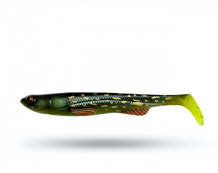 TrueGlide Swim Shad 24 cm - Hot Pike i gruppen Fiskedrag / Gäddjiggar hos Örebro Fiske & Outdoor AB (TG Shad24-Hot Pike)